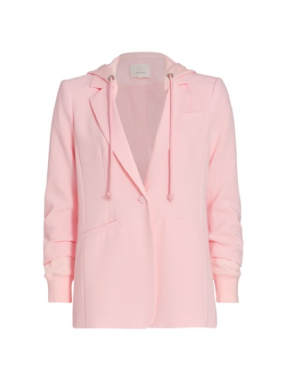 Ciną À Sept Cinq A Sept Khloe Hooded Blazer In Pink Quartz